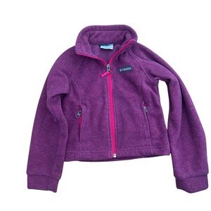 Columbia Magenta Fleece Jacket